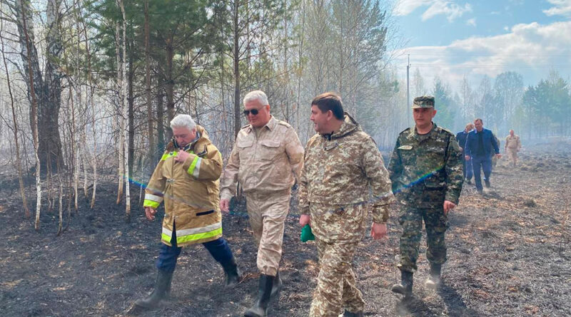 Алексей Шмыков провёл выездную чрезвычайную комиссию по пожарам