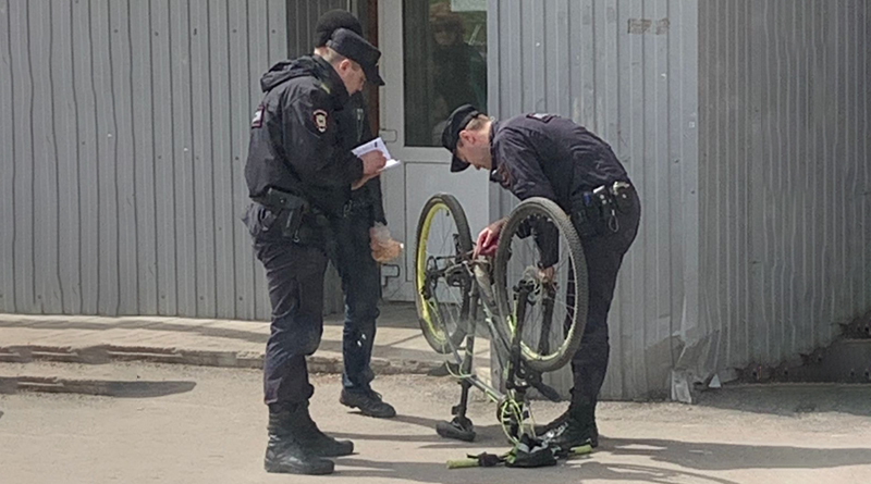 Полицией Каменска-Уральского задержан подозреваемый в хищении велосипеда